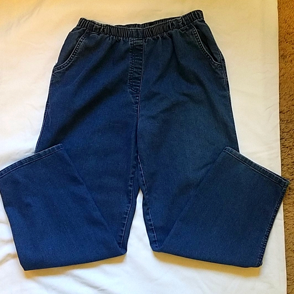 Falls creek Jeans, 12 short, elastic waist